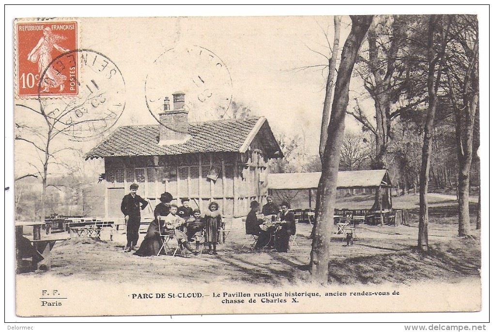 CPA Parc De Saint Cloud 92 Hauts De Seine Pavillon Rustique Ancien Relais De Chasse De Charles X édit FF - Saint Cloud