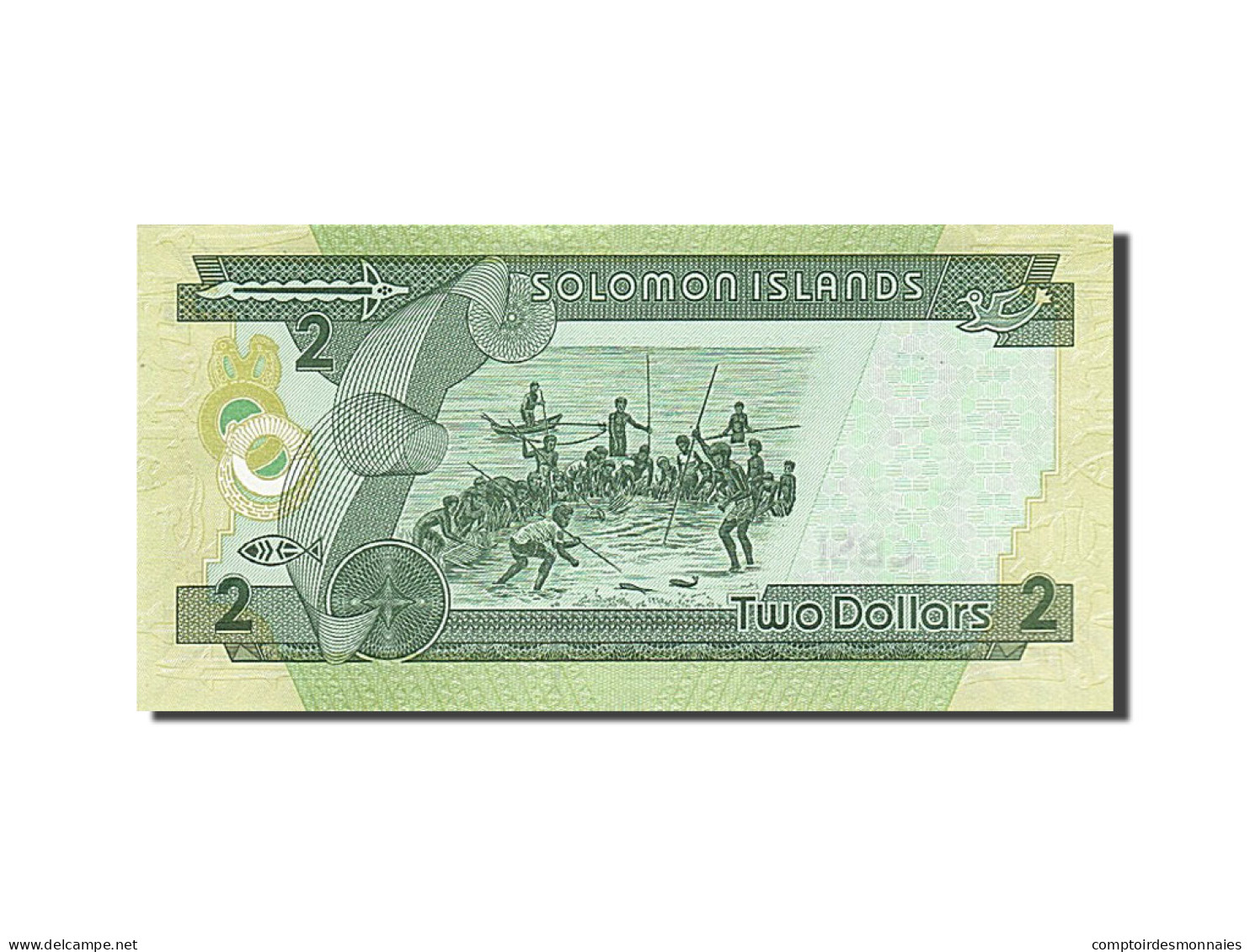 Billet, Îles Salomon, 2 Dollars, 1996-1997, Undated (1997), KM:18, NEUF - Salomonseilanden