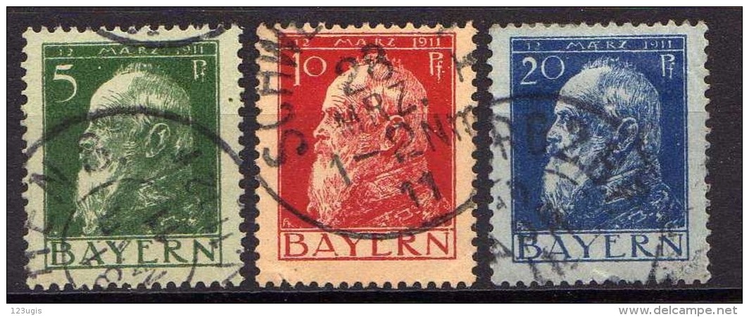 Bayern Mi 77-79 I, Gestempelt [130516VII] - Otros & Sin Clasificación