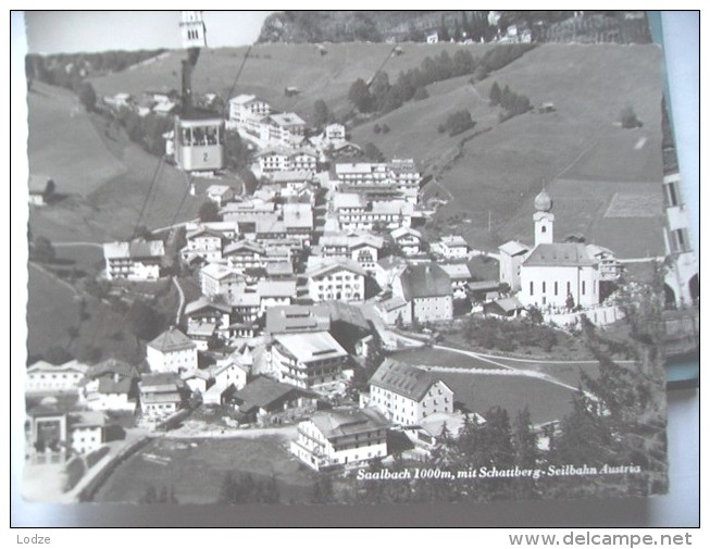 Oostenrijk Österreich Salzburg Saalbach Und Seilbahn - Saalbach