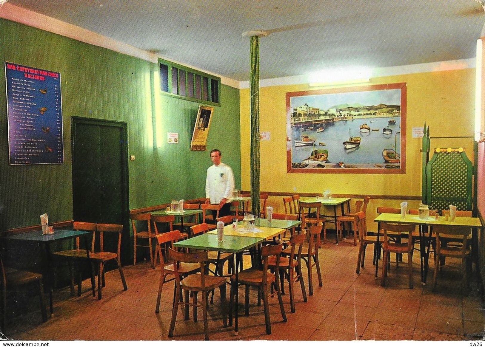 Ceuta - Restaurante De La Mar Chica - Comedor - Ed. Juan Aguilar Ceballos - Carte Non Circulée - Alberghi & Ristoranti