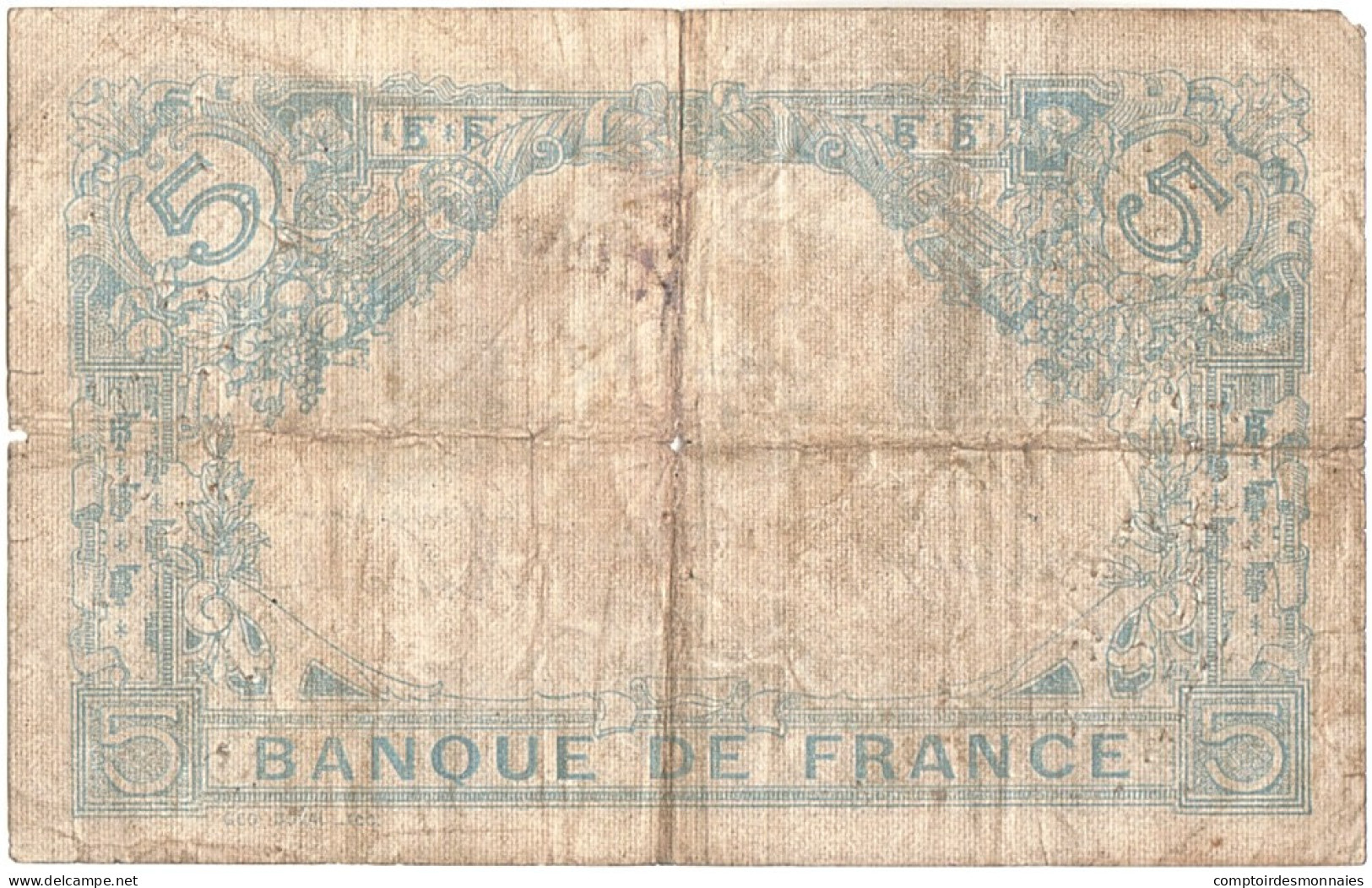 Billet, France, 5 Francs, 5 F 1912-1917 ''Bleu'', 1913, 1913-04-17, TB - 5 F 1912-1917 ''Bleu''