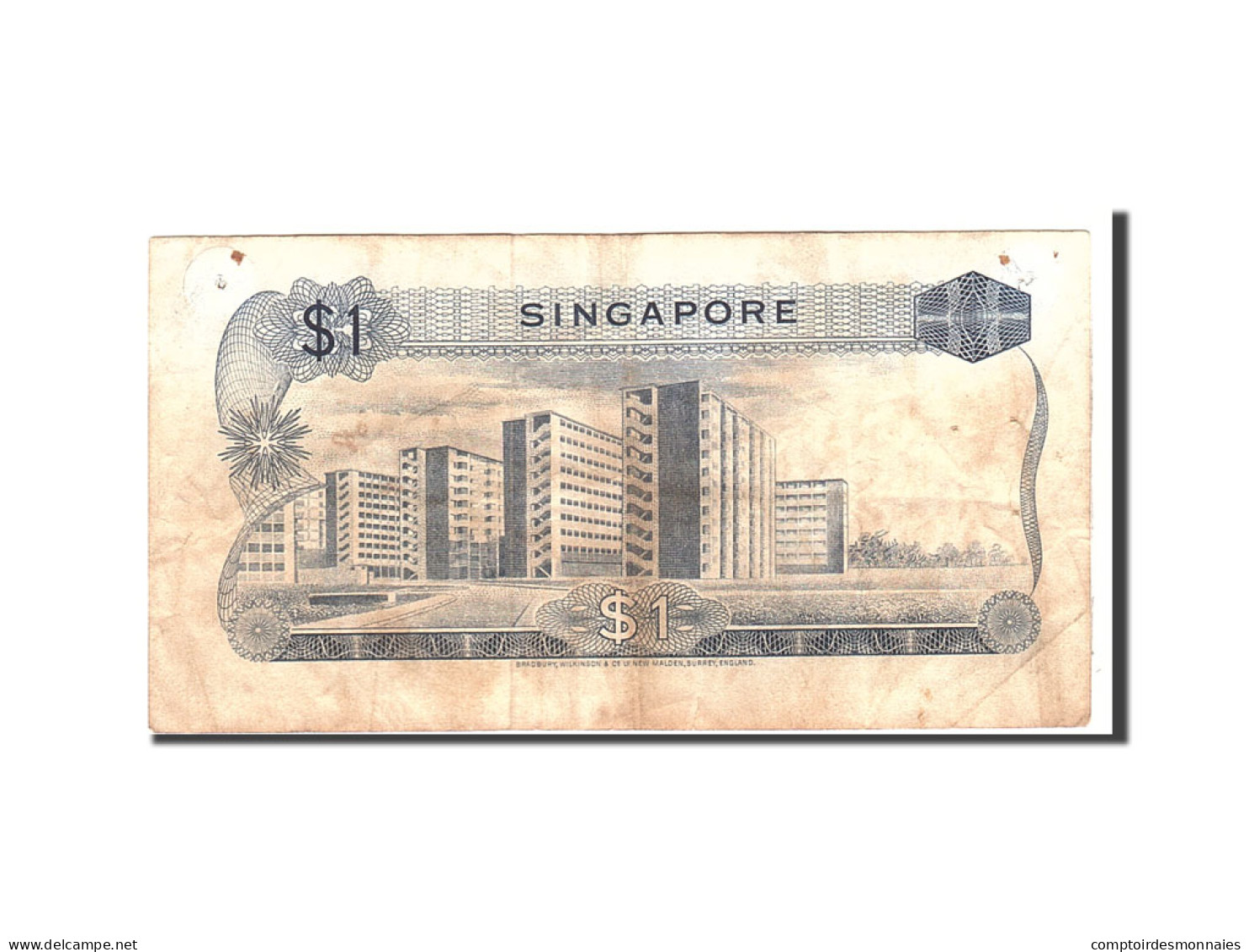 Billet, Singapour, 1 Dollar, 1967, Undated, KM:1a, TB - Singapour