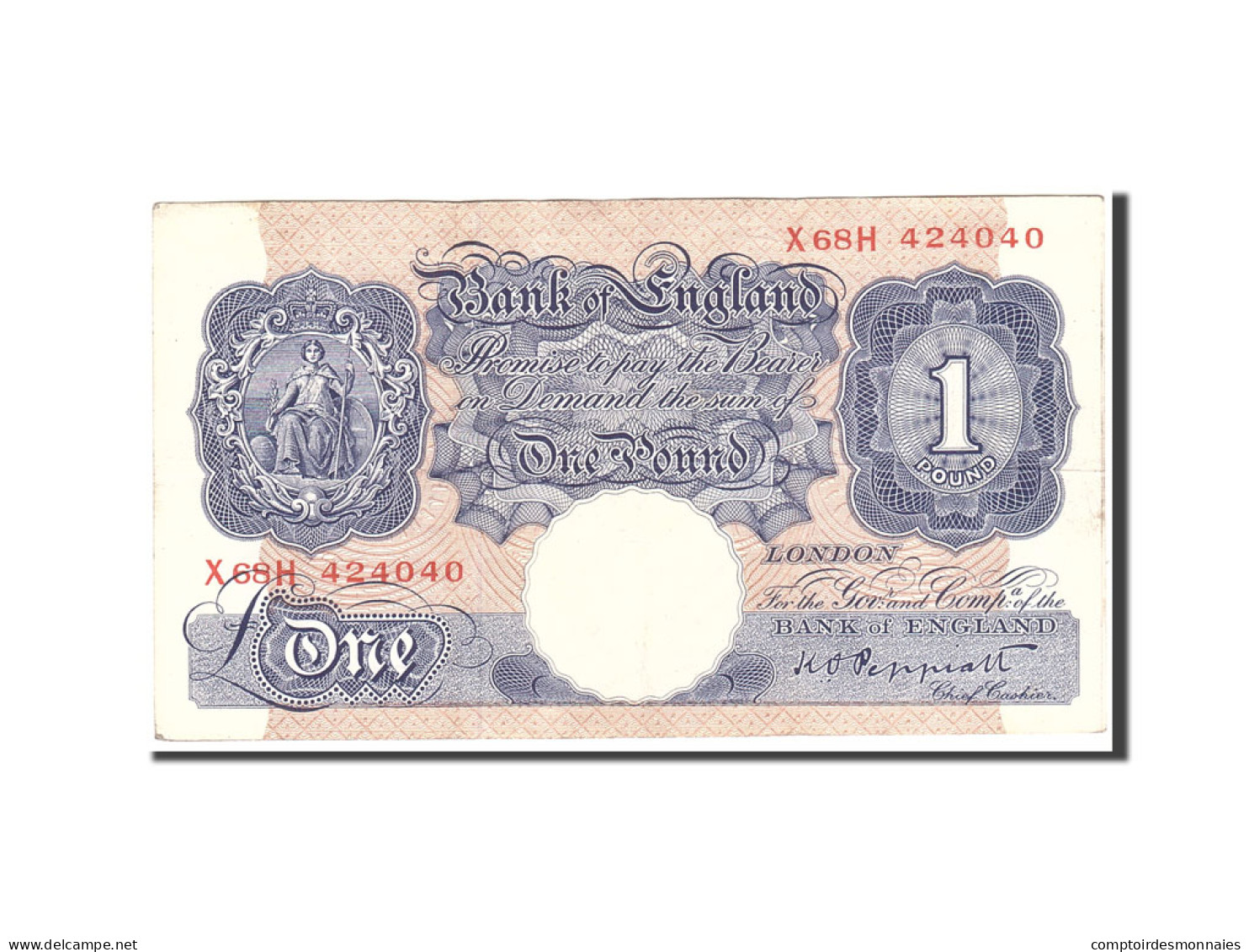 Billet, Grande-Bretagne, 1 Pound, 1948, Undated, KM:369a, TTB - 1 Pond