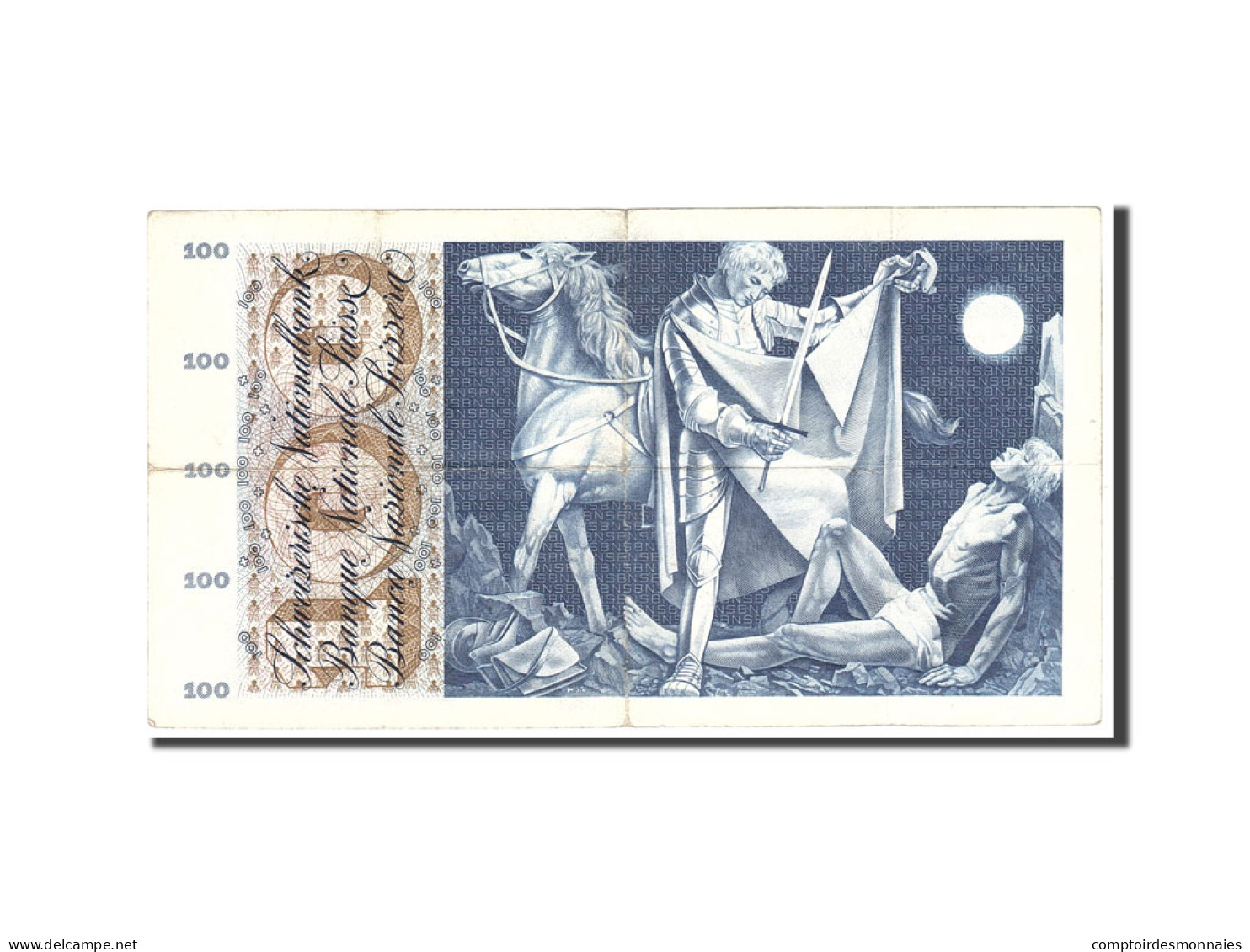 Billet, Suisse, 100 Franken, 1957, 1957-10-04, KM:49b, TTB - Suiza