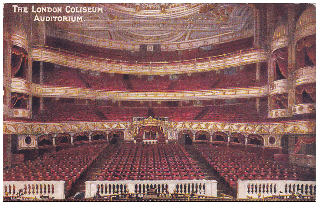 TUCK; LONDON, England, United Kingdom; Coliseum Interior, Auditorium, 00-10s - Guernsey