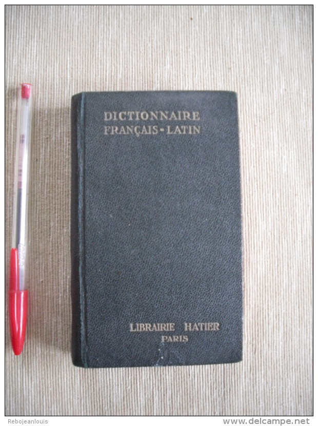 DICTIONNAIRE FRANCAIS - LATIN PAR E. DECAHORS 1930 - Diccionarios