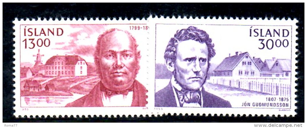 W605 - ISLANDA 1985 ,  Unificato   N. 592/93 ***  MNH - Unused Stamps