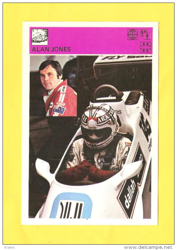 Svijet Sporta Card - Formula 1, Alan Jones - Autres & Non Classés