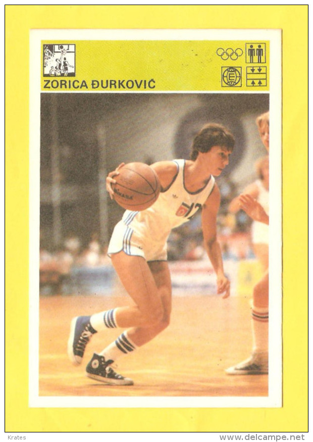 Svijet Sporta Card - Basketball, Zorica &#272;urkovi&#263;     231 - Basketball