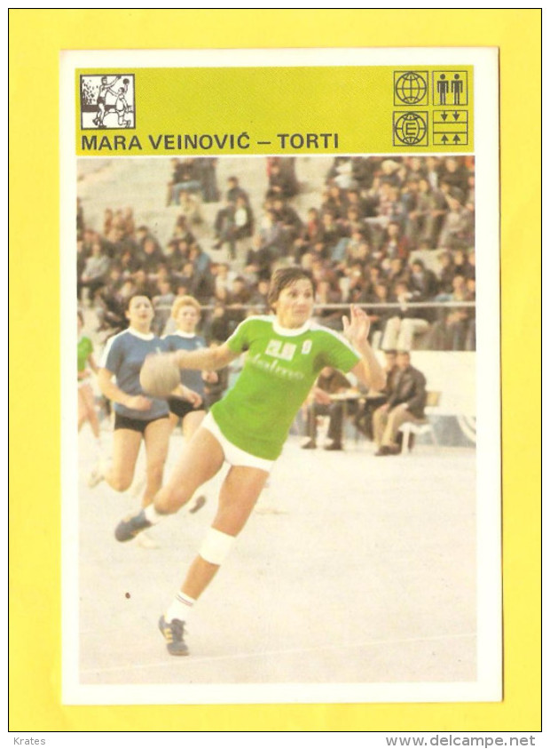 Svijet Sporta Card - Handball, Mara Veinovi&#263; - Torti     232 - Balonmano