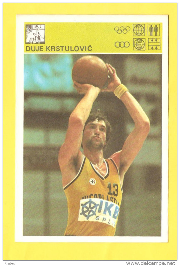 Svijet Sporta Card - Basketball, Duje Krstulovi&#263;, KK Jugoplastika Split     261 - Basketball