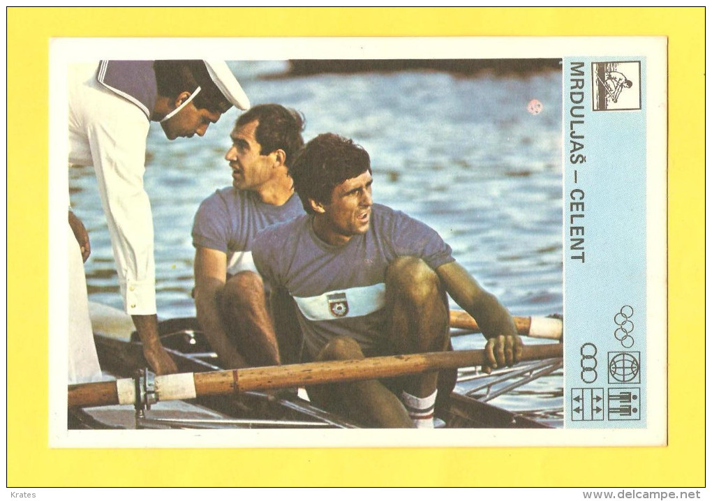 Svijet Sporta Card - Rowing, Duško Mrduljaš & Zlatko Celent     295 - Aviron