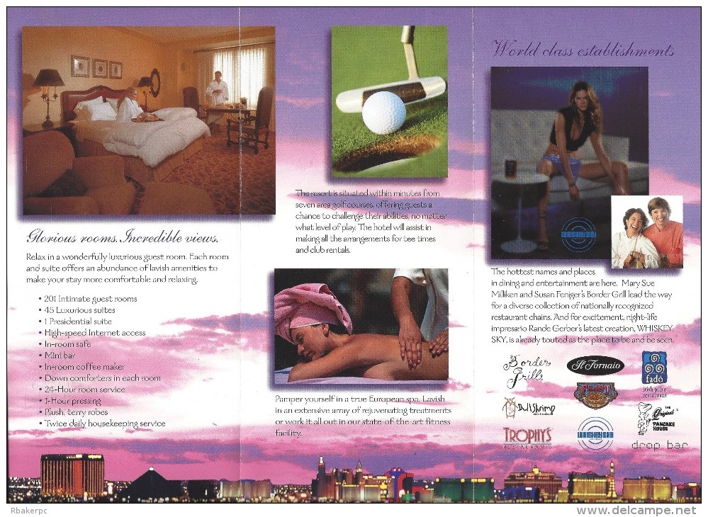 Green Valley Ranch Casino Las Vegas, NV Paper Brochure - Reclame