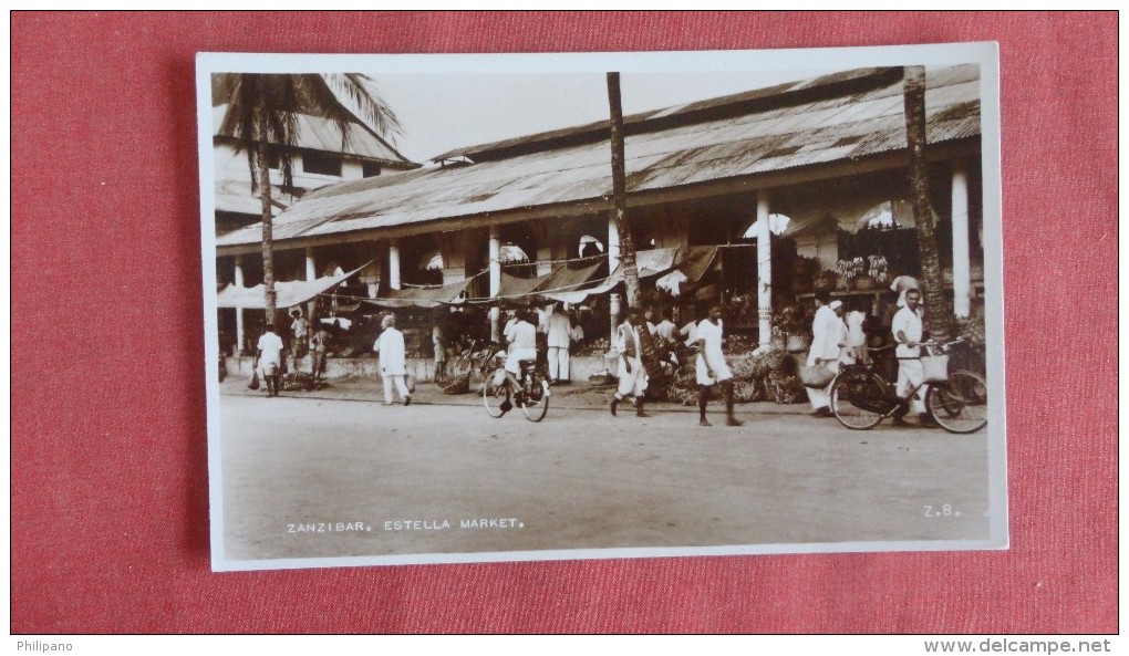 Zanzibar East Africa  RPPC    Estella Market    Ref  2208 - Tanzania