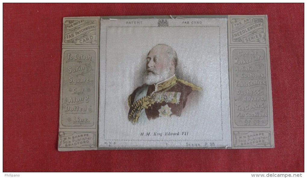 Silk -- Fab Patchwork -H.M. King Edward  VII====ref  2209 - Other & Unclassified