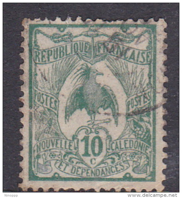 New Caledonia SG 113 1905 Definitives 10c Green Used - Oblitérés