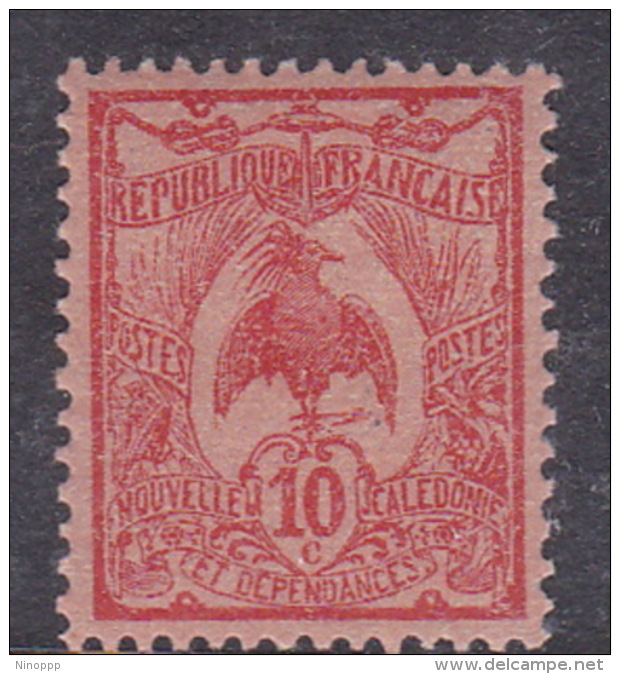 New Caledonia SG 114 1905 Definitives 10c Red Mint - Neufs