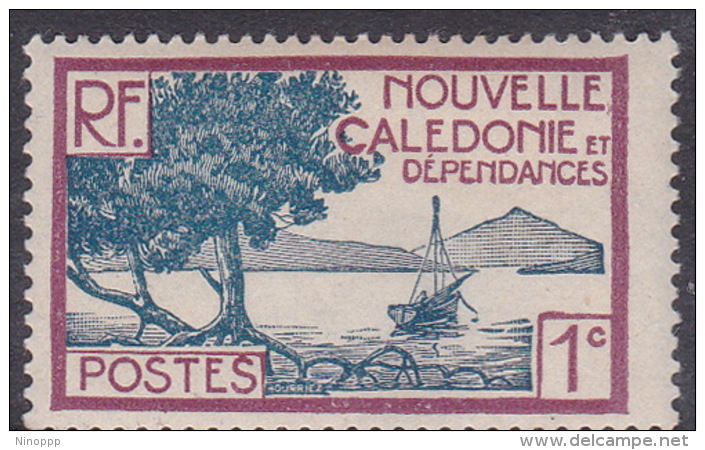 New Caledonia SG 137 1928 Definitives 1c Blue And Purple MNH - Nuevos