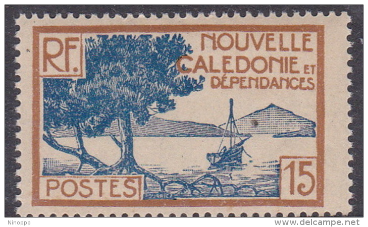 New Caledonia SG 143 1928 Definitives 15c Blue And Brown MNH - Neufs