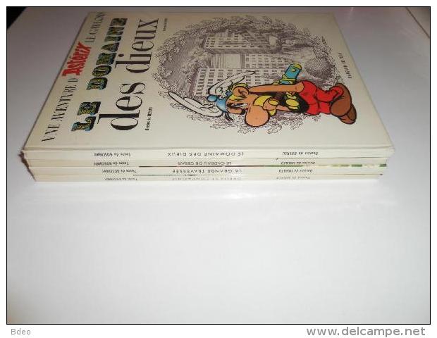 LOT 4 EO ASTERIX/ TOMES 17/21/22/23/ BE - Astérix