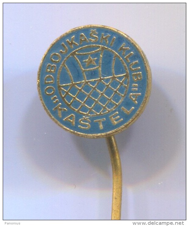 VOLLEYBALL Pallavolo - Club KASTELA Croatia, Vintage Pin Badge, Enamel - Volleyball