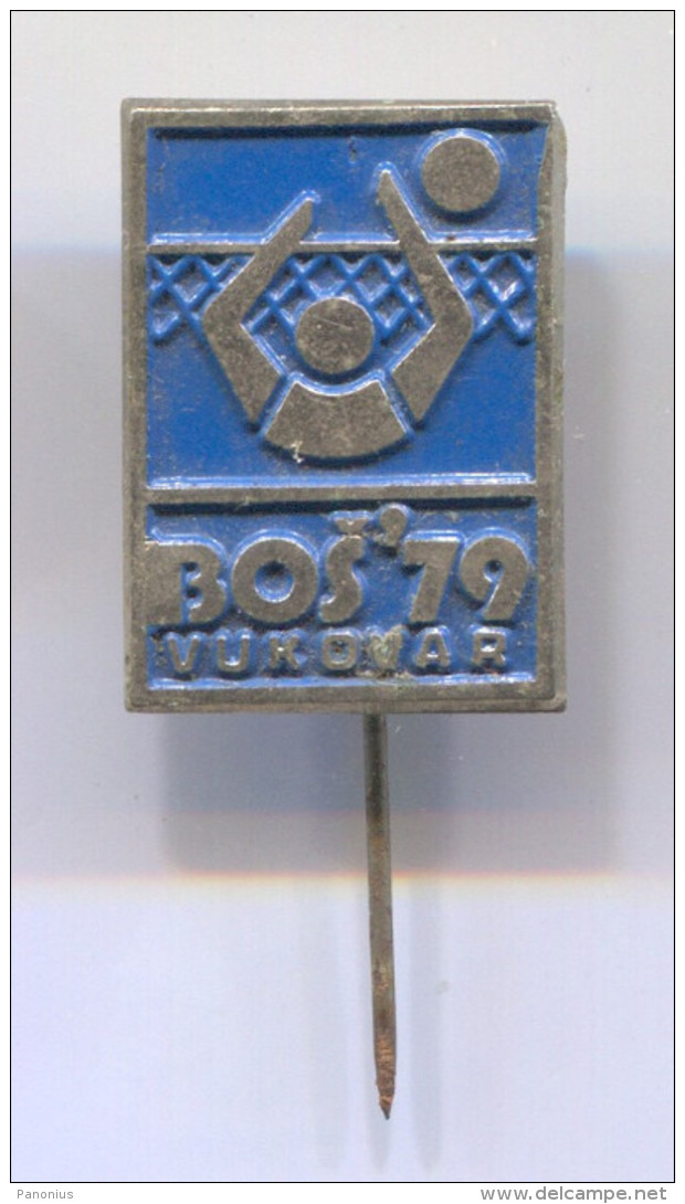 VOLLEYBALL Pallavolo - Championships BOS 1979. Vukovar Croatia, Vintage Pin Badge - Pallavolo