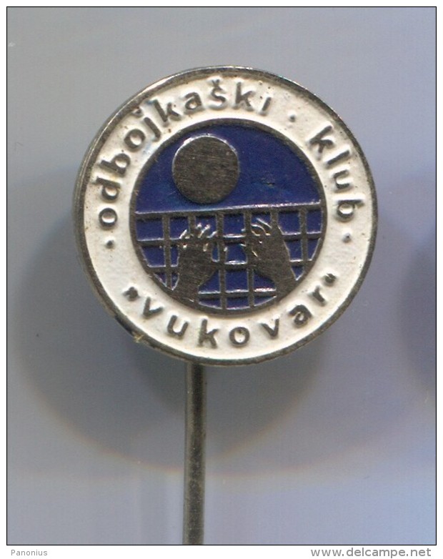 VOLLEYBALL Pallavolo - Club VUKOVAR  Croatia, Vintage Pin Badge - Volleybal