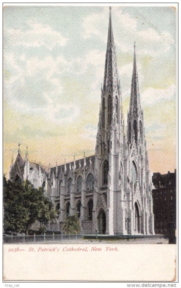 St. Patrick's Cathedral, New York, Early 1900s Unused Postcard [17497] - Églises