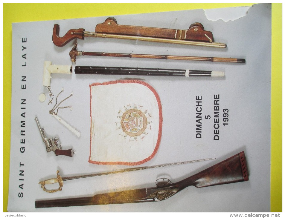 Armes Et Uniformes/Catalogue De Vente Aux Enchéres/ LOISEAU-SCHMITZ-DIGARD/Saint Germain En Laye/Militaria/1993  CAT143 - Frankrijk