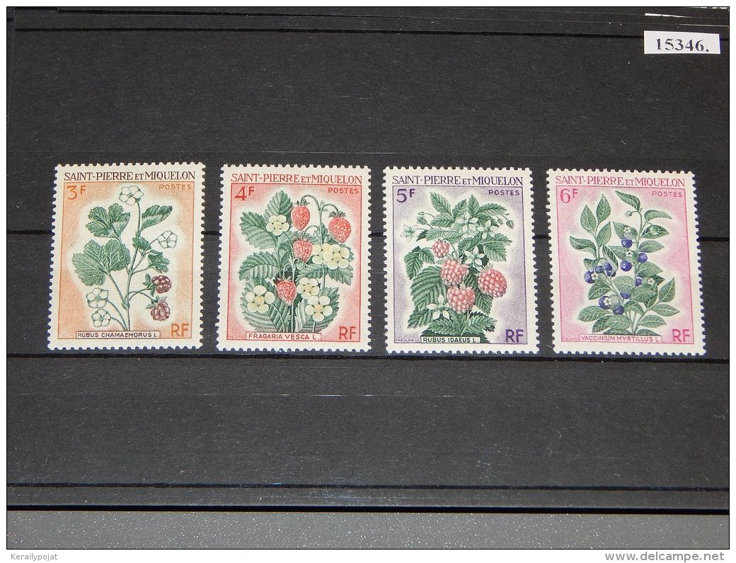 St.Pierre &amp; Miquelon - 1970 Berries MNH__(TH-15346) - Neufs