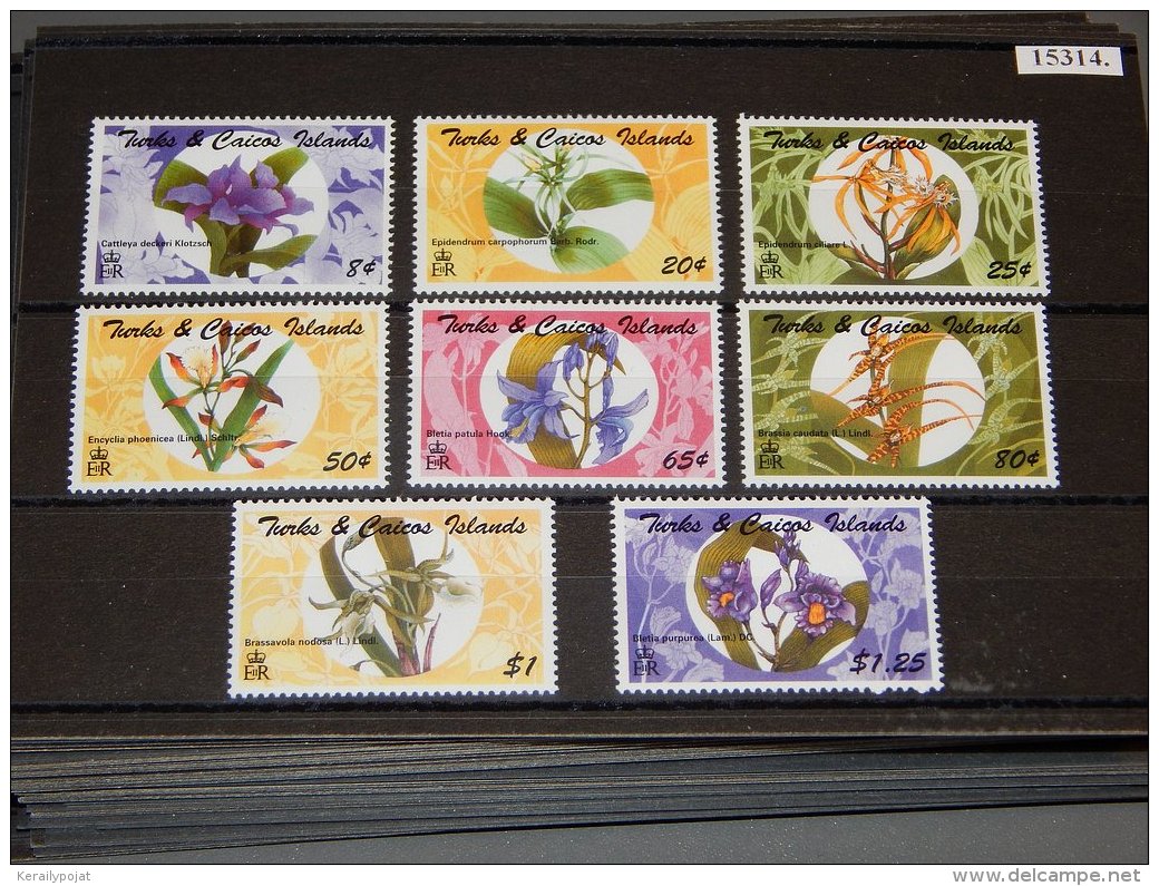 Turks And Caicos - 1995 Orchids MNH__(TH-15314) - Turks & Caicos