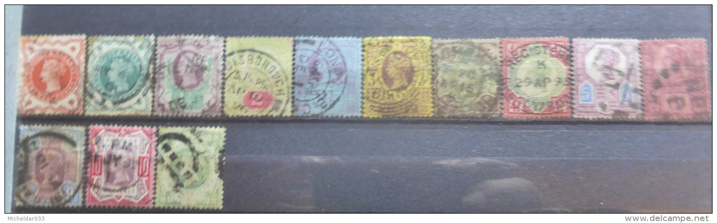 GB Jubilé 1887-1890 - Used Stamps