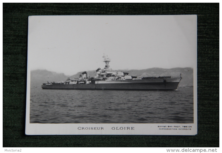 CROISEUR GLOIRE - Photographie MARIUS BAR - TOULON - Bateaux