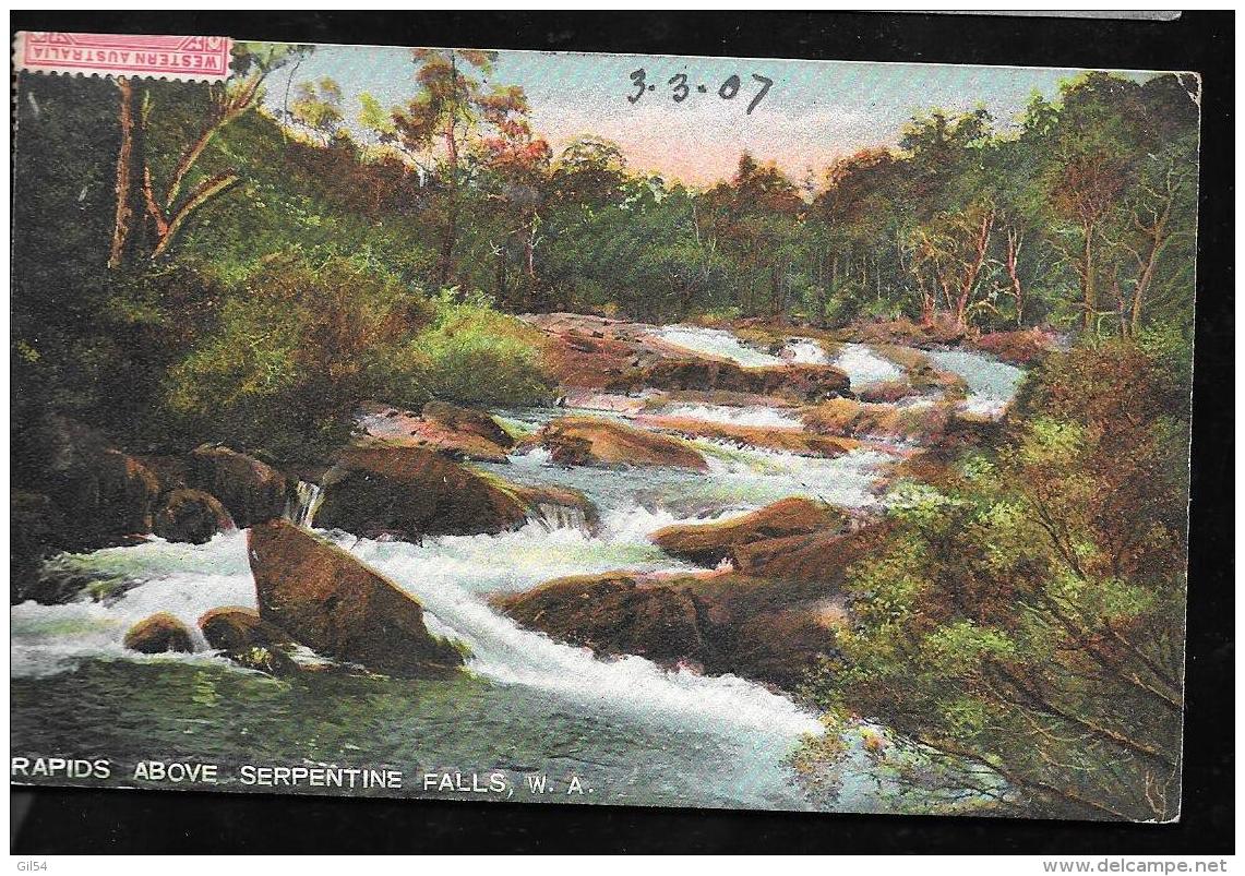 Cpa D'australie  Occidentale  Rapids Above Serpentine Falls - WA - ODB06 - Sonstige & Ohne Zuordnung