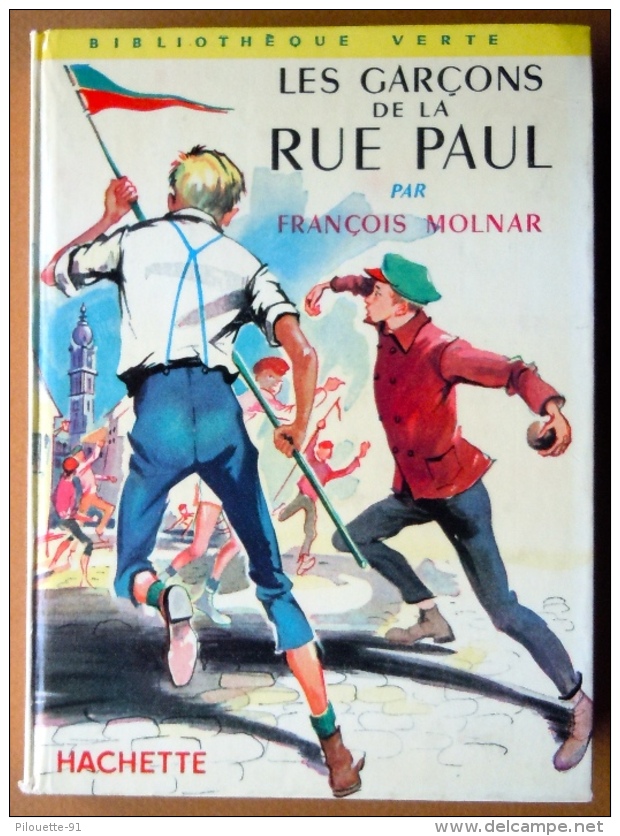 Les Garçons De La Rue Paul Par François MOLNAR/ 1958 Bibliothèque Verte N°38 - Biblioteca Verde