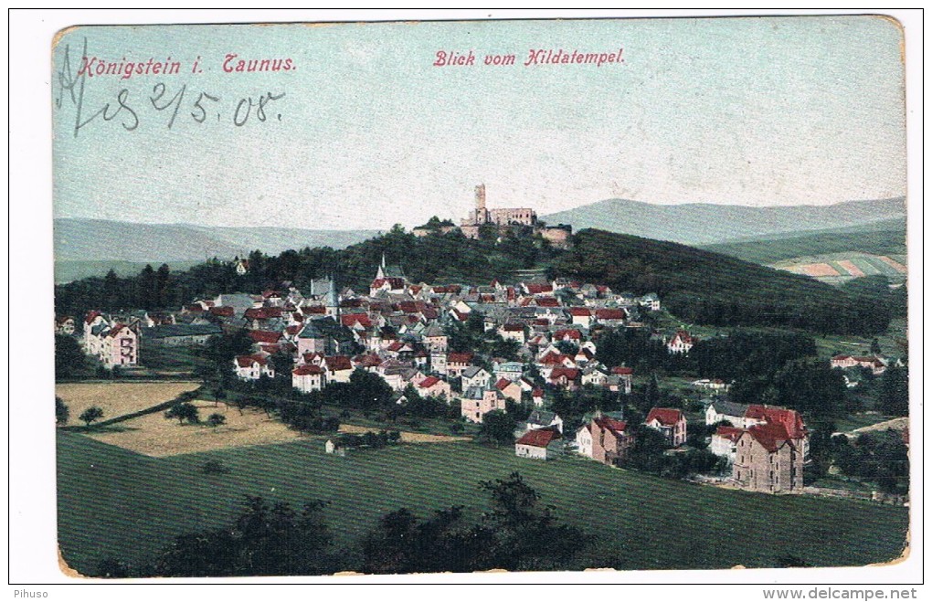 D6340    KÖNIGSTEIN Im TAUNUS : Blick Vom Hildatempel - Koenigstein