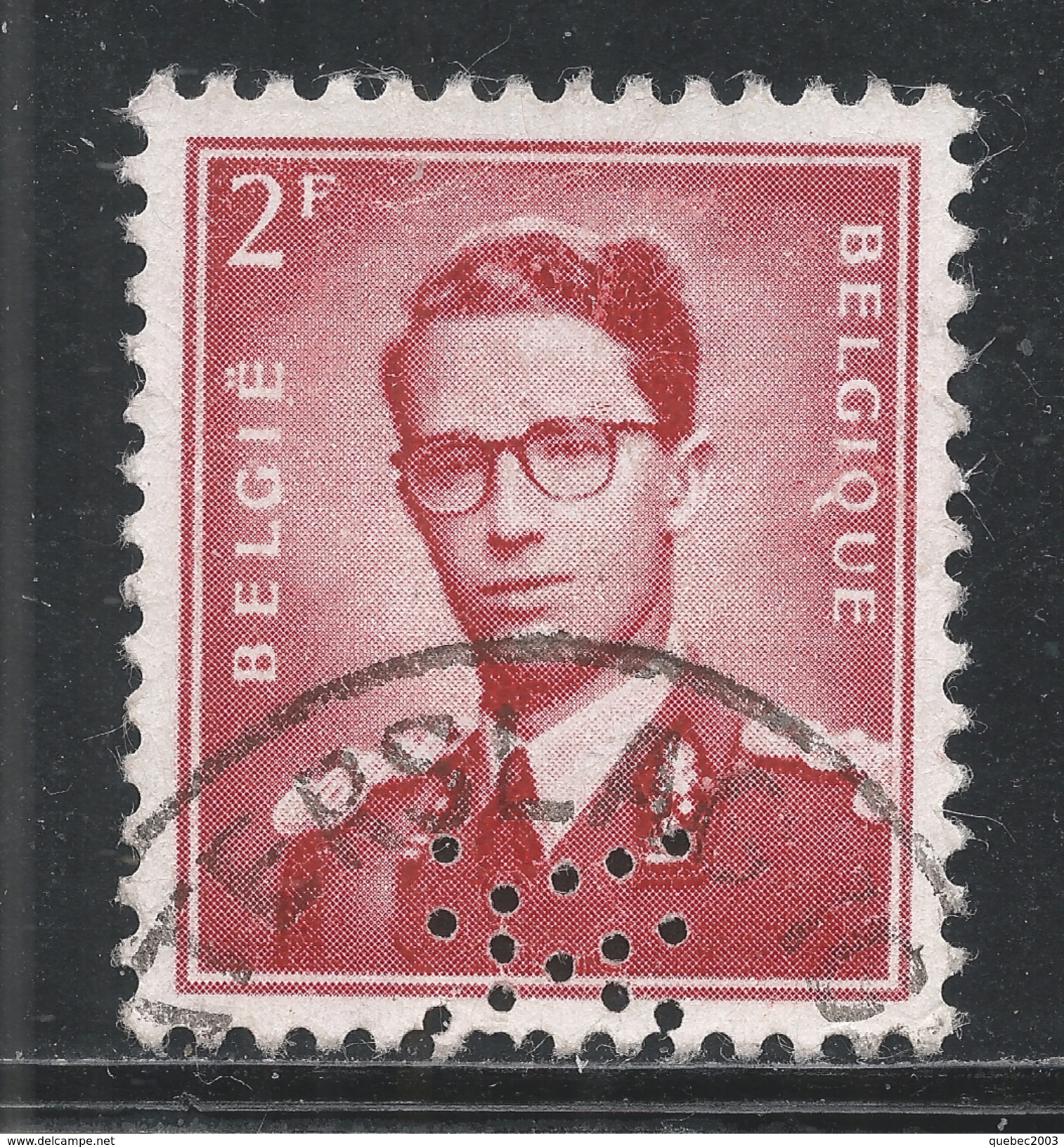 Belgium 1953. Scott #452 (U) King Baudouin * - 1951-..