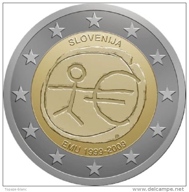 SLOVENIE 2009 / 2 EURO COMMEMORATIVE / UEM - Slovénie