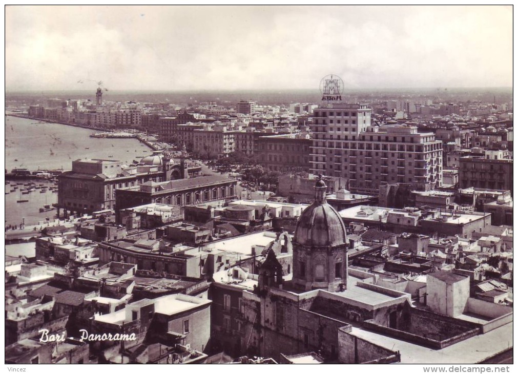 Bari - Panorama, Viaggiata 1958 - Bari