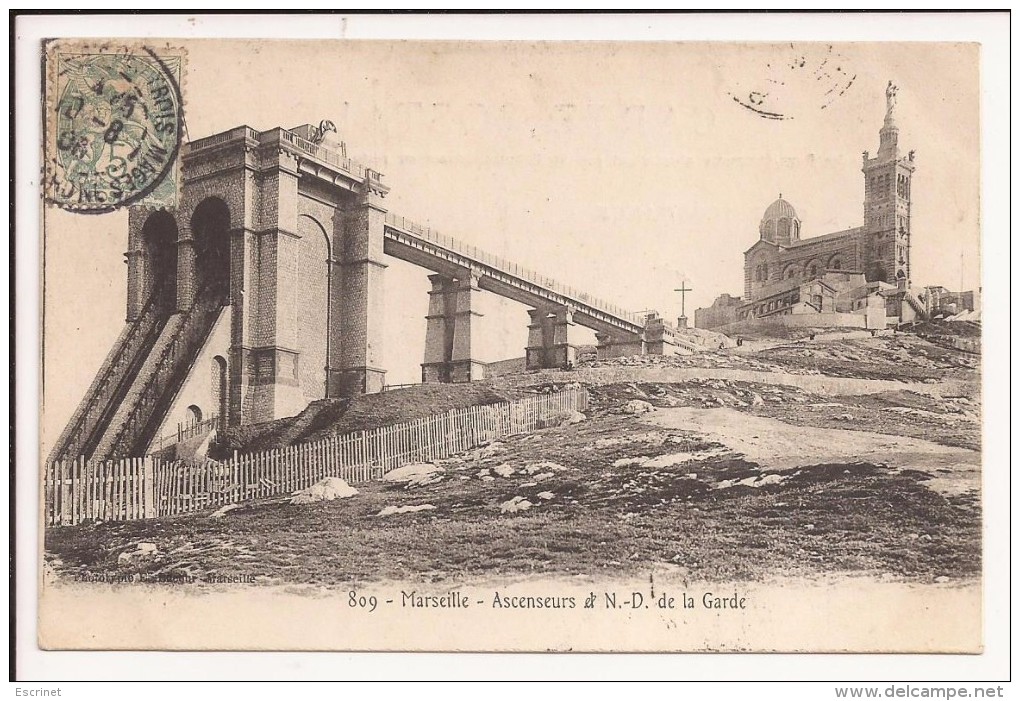 Marseille :  Ascenseurs - Notre-Dame De La Garde, Ascenseur