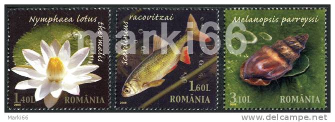Romania - 2008 - Unique Items From Paraul-Petea Natural Reservation - Mint Stamp Set - Unused Stamps