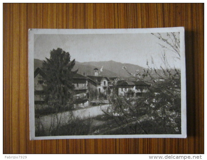 CA4 ITALIA PIEMONTE TORINO MATHI CANAVESE PANORAMA DA LEVANTE OPACA SEPIA VG. 1958 - Verzamelingen