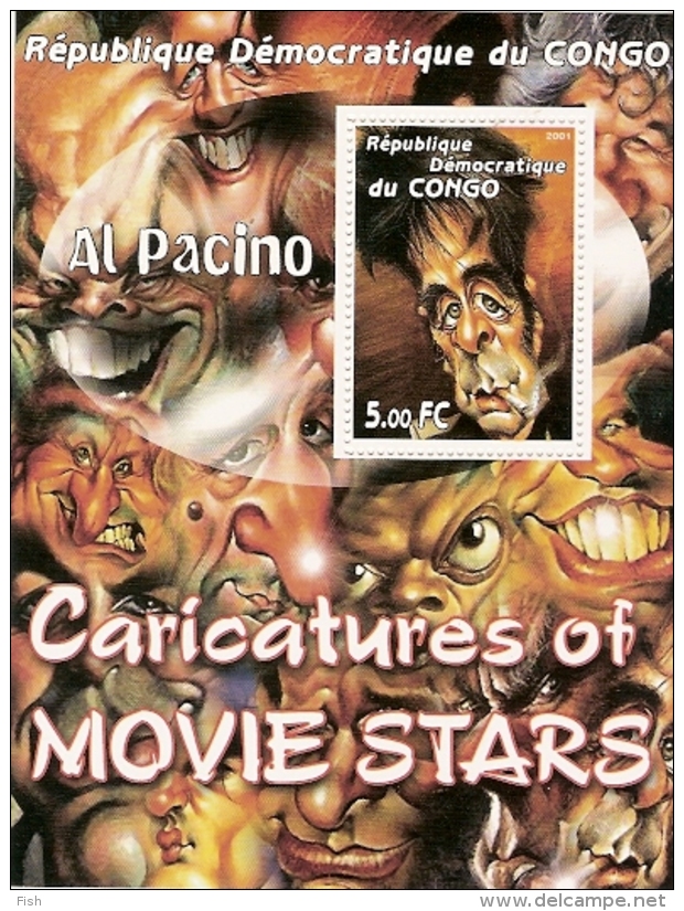 Congo ** & Caricatures Of Movie Stars, Al Pacino 2001 (1) - Nuovi