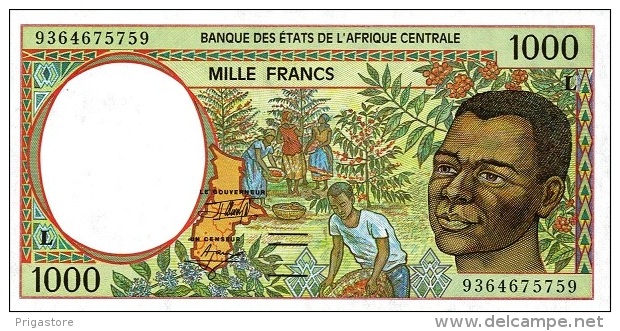 East African States - Afrique Centrale Gabon 1993 Billet 1000 Francs Pick 402 A Neuf UNC - Gabon