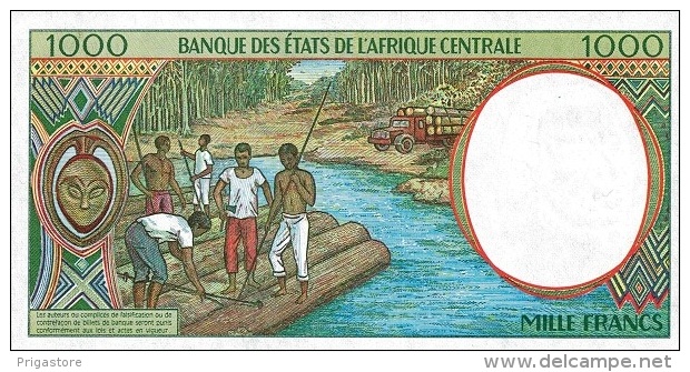 East African States - Afrique Centrale Gabon 1993 Billet 1000 Francs Pick 402 A Neuf UNC - Gabon