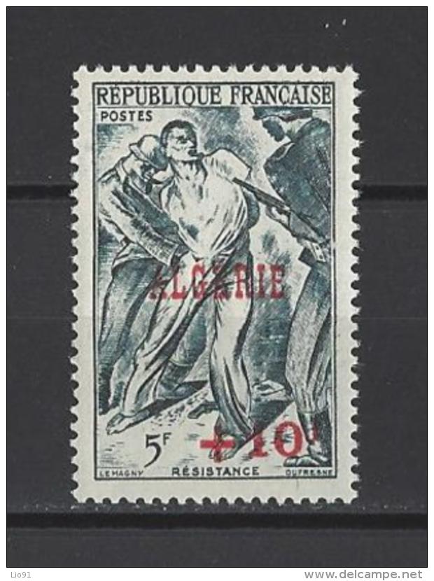 ALGERIE . YT  266  Neuf **  Résistance. Timbre Surchargé  1947 - Unused Stamps