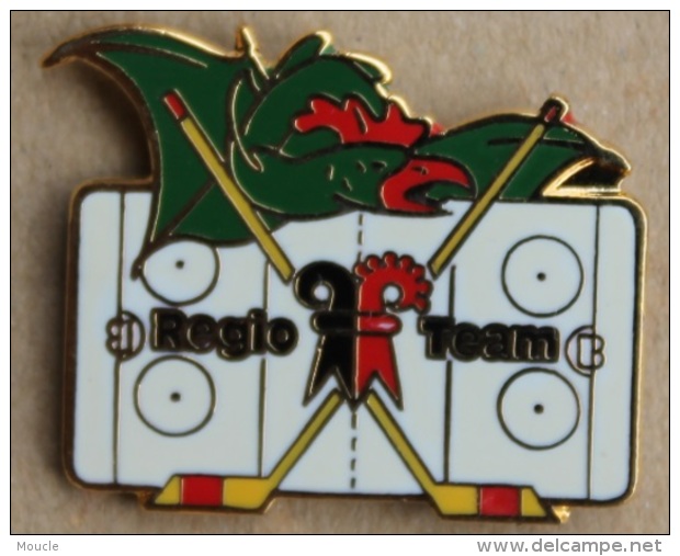 HOCKEY SUR GLACE - REGIO TEAM BASEL - REGION TEAM BALE - PATINOIRE - CANNES   - SUISSE - SCHWEIZ -     (ROUGE) - Winter Sports