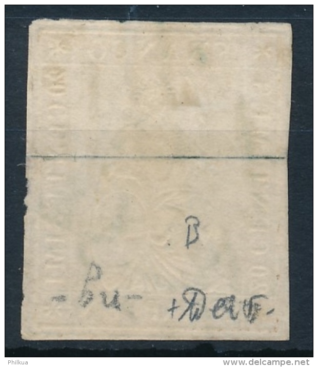 25B 20 Rappen Strubel Klares Blaues PP Und Leichte Luzernerraute, Weissrandig Mit ATTEST: Von Der Weid - Used Stamps