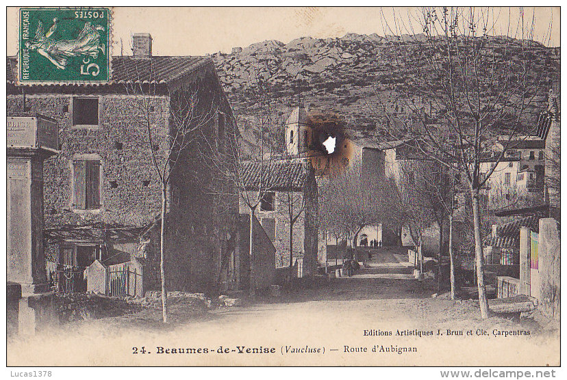 84 / BEAUMES DE VENISE / ROUTE D AUBIGNAN - Beaumes De Venise